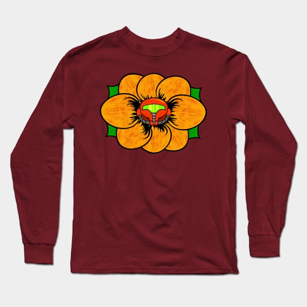 Metroid in Bloom Long Sleeve T-Shirt by Lightfoe’s Loot